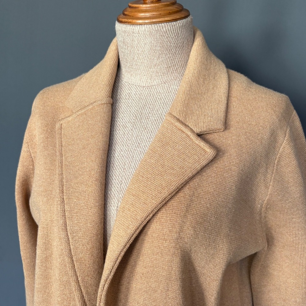 NEW with tags - J. Crew Sophie Knit Sweater Coat | Sz XS | Khaki Merino Wool